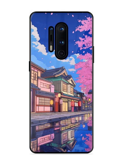 Tranquil Reflections Glossy Soft Edge Case for Oneplus 8 Pro Chachhi