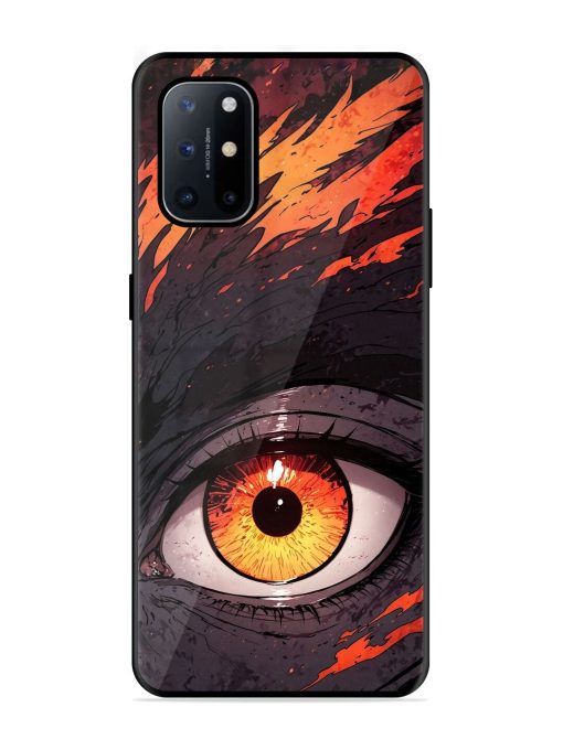 Inferno Gaze Glossy Soft Edge Case for Oneplus 8T (5G) Chachhi