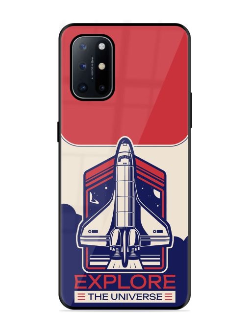 Cosmic Voyage Glossy Soft Edge Case for Oneplus 8T (5G) Chachhi