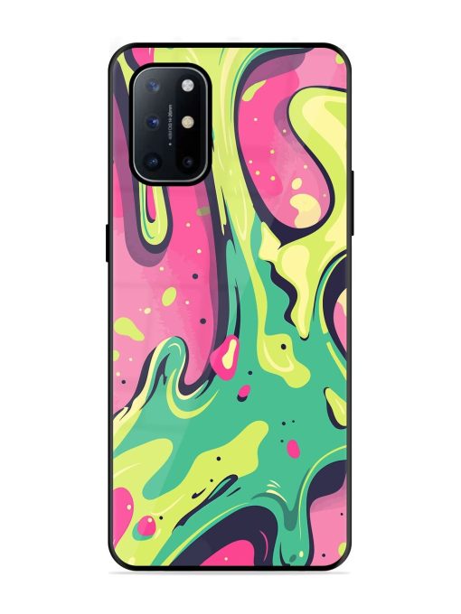 Gooey Grooves Glossy Soft Edge Case for Oneplus 8T (5G) Chachhi