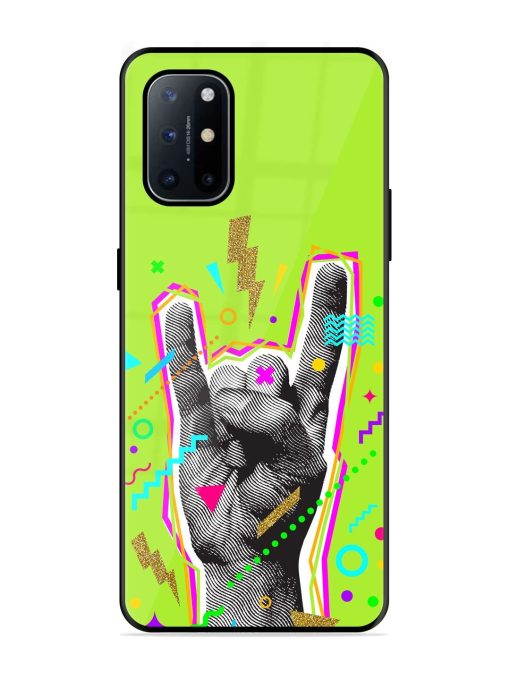 Neon Rock Glossy Soft Edge Case for Oneplus 8T (5G) Chachhi