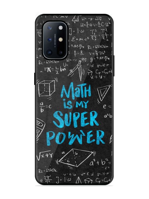 Math Magic Glossy Soft Edge Case for Oneplus 8T (5G) Chachhi