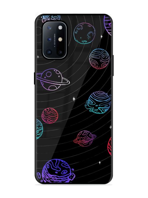 Cosmic Ballet Glossy Soft Edge Case for Oneplus 8T (5G) Chachhi