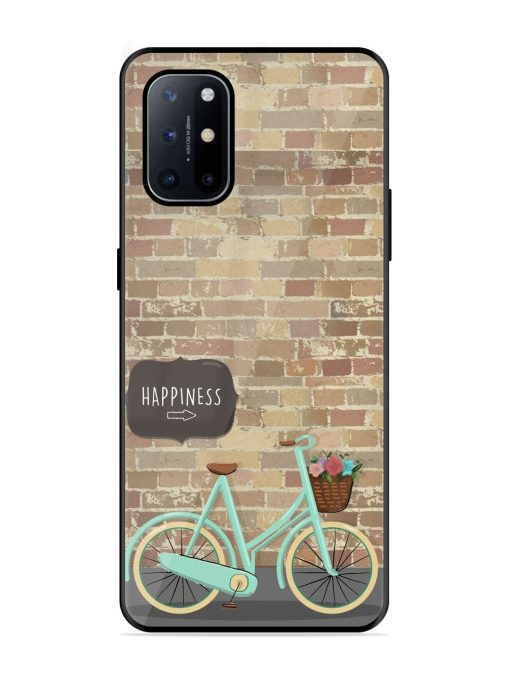 Pedaling Towards Happiness Glossy Soft Edge Case for Oneplus 8T (5G) Chachhi