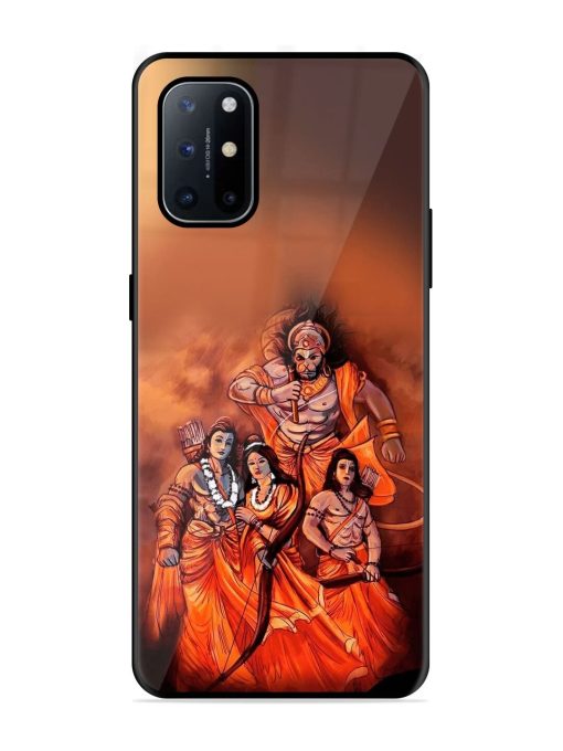 Sita Ram Glossy Soft Edge Case for Oneplus 8T (5G) Chachhi