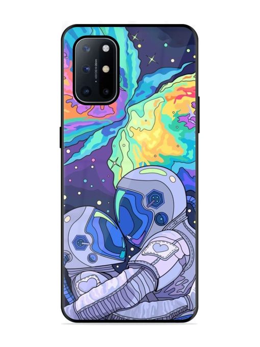 Cosmic Love Glossy Soft Edge Case for Oneplus 8T (5G) Chachhi