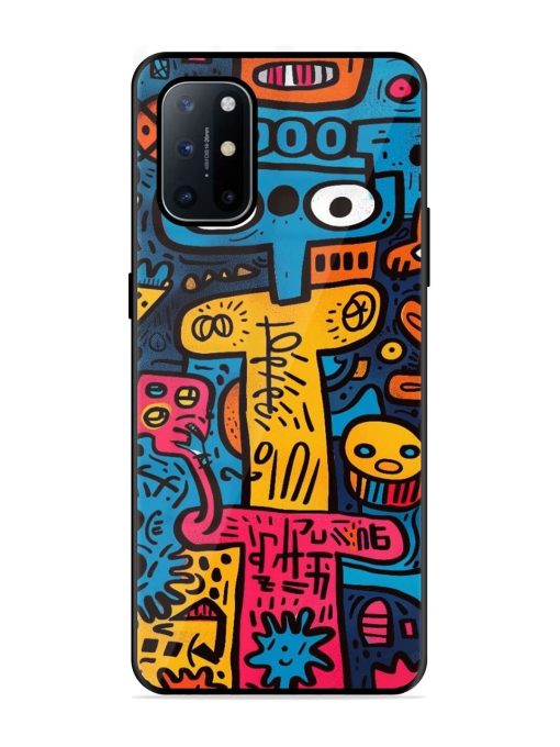 Doodletopia Glossy Soft Edge Case for Oneplus 8T (5G) Chachhi