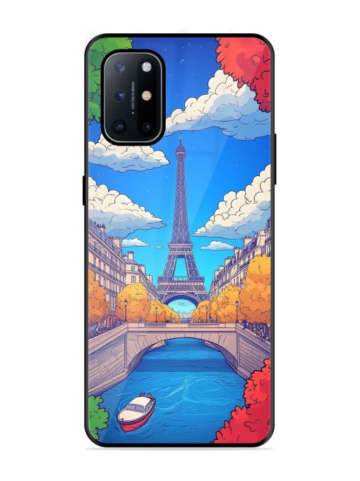 Parisian Panorama Glossy Soft Edge Case for Oneplus 8T (5G) Chachhi