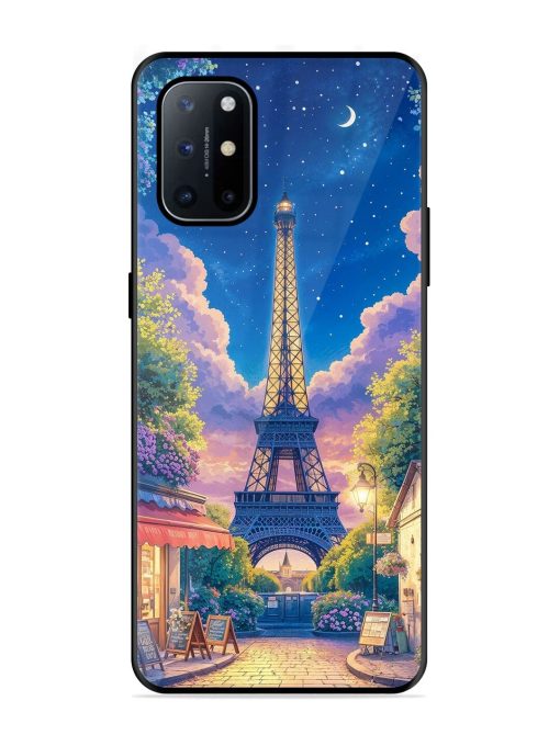 Twilight In Paris Glossy Soft Edge Case for Oneplus 8T (5G) Chachhi