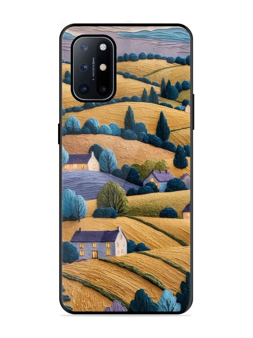 Rolling Hilltop Haven Glossy Soft Edge Case for Oneplus 8T (5G) Chachhi