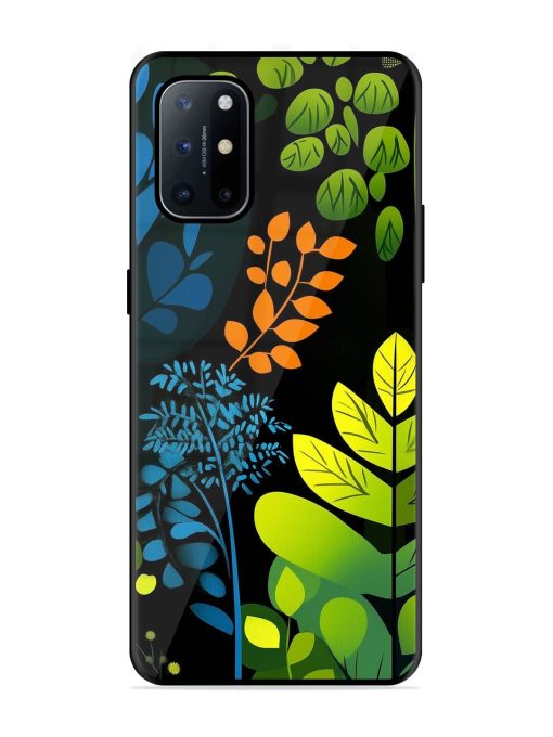 Midnight Garden Glossy Soft Edge Case for Oneplus 8T (5G) Chachhi