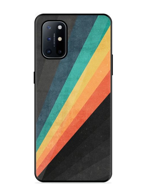 Retro Spectrum Glossy Soft Edge Case for Oneplus 8T (5G) Chachhi