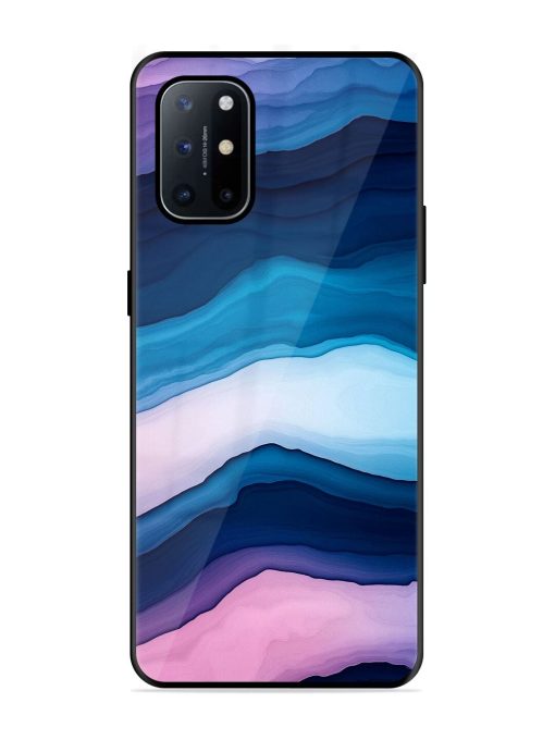 Oceanic Layers Glossy Soft Edge Case for Oneplus 8T (5G) Chachhi