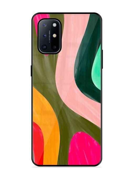 Wavy Wonder Glossy Soft Edge Case for Oneplus 8T (5G) Chachhi