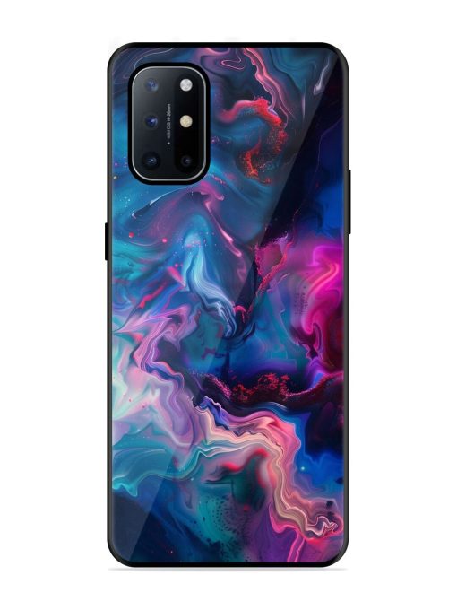 Cosmic Swirl Glossy Soft Edge Case for Oneplus 8T (5G) Chachhi