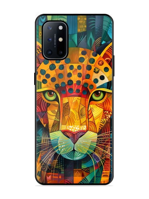 Mosaic Majesty Glossy Soft Edge Case for Oneplus 8T (5G) Chachhi