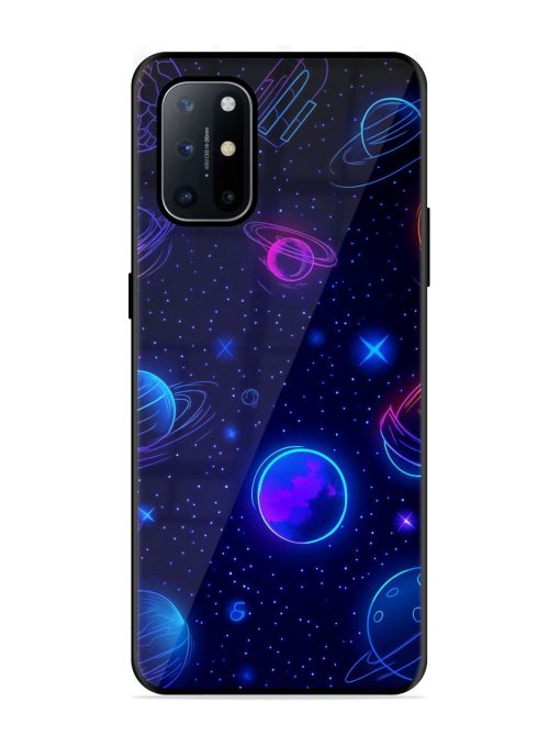 Neon Cosmos Glossy Soft Edge Case for Oneplus 8T (5G)