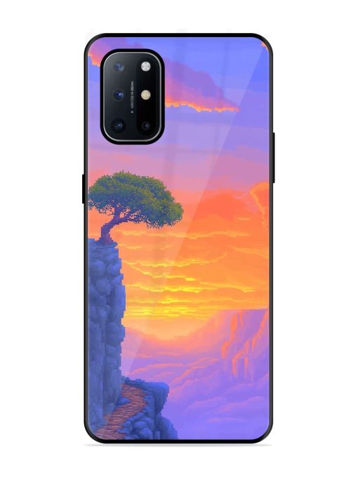 Cliffside Solitude Glossy Soft Edge Case for Oneplus 8T (5G) Chachhi