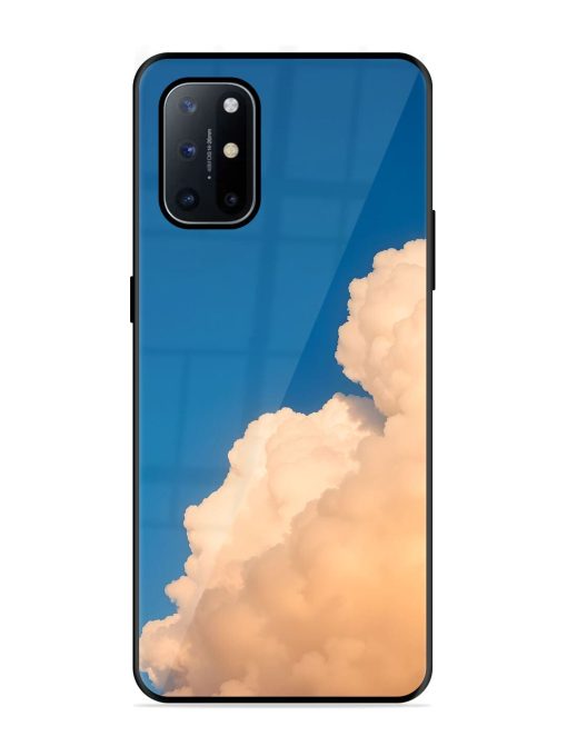 Golden Cloudscape Glossy Soft Edge Case for Oneplus 8T (5G) Chachhi