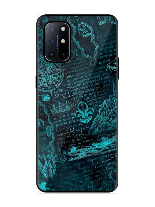 Nautical Notebook Glossy Soft Edge Case for Oneplus 8T (5G) Chachhi