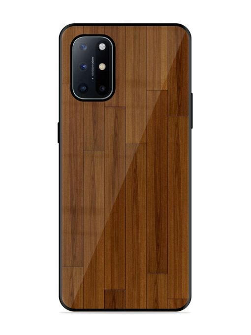 Warm Woodgrain Glossy Soft Edge Case for Oneplus 8T (5G) Chachhi