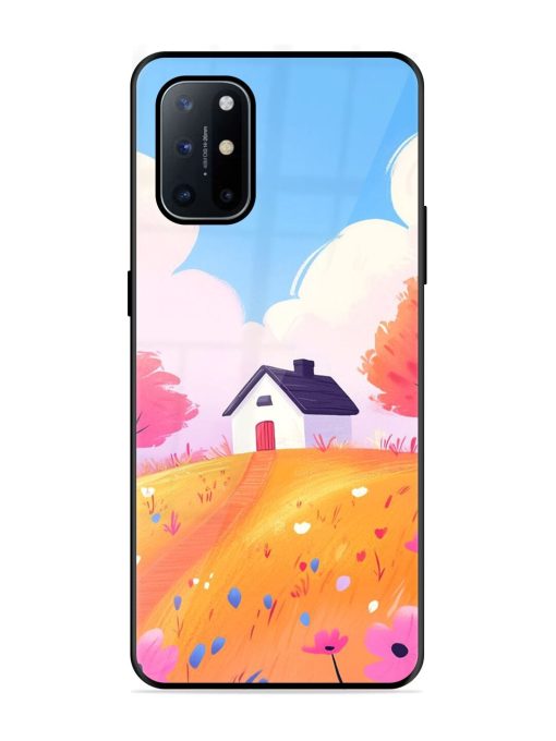 Hilltop Haven Glossy Soft Edge Case for Oneplus 8T (5G) Chachhi