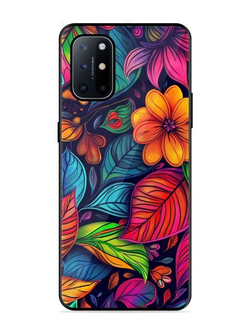 Rainbow Of Blooms Glossy Soft Edge Case for Oneplus 8T (5G)