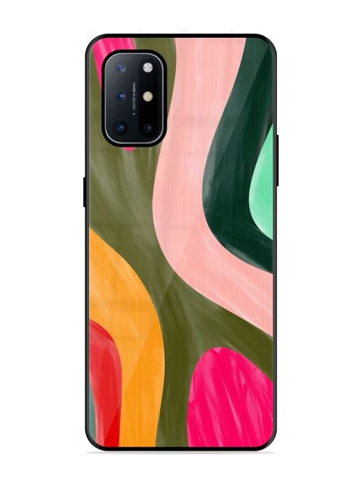 Wavy Wonderland Glossy Soft Edge Case for Oneplus 8T (5G) Chachhi