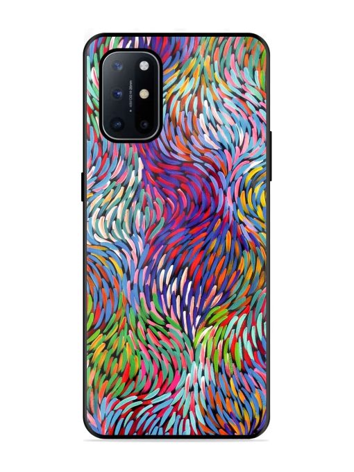 Vibrant Waves Glossy Soft Edge Case for Oneplus 8T (5G) Chachhi