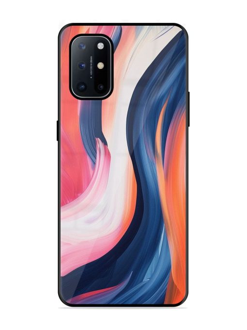 Whirling Hues Glossy Soft Edge Case for Oneplus 8T (5G) Chachhi