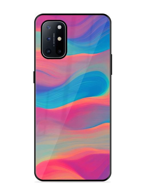 Wavy Wonder Glossy Soft Edge Case for Oneplus 8T (5G) Chachhi