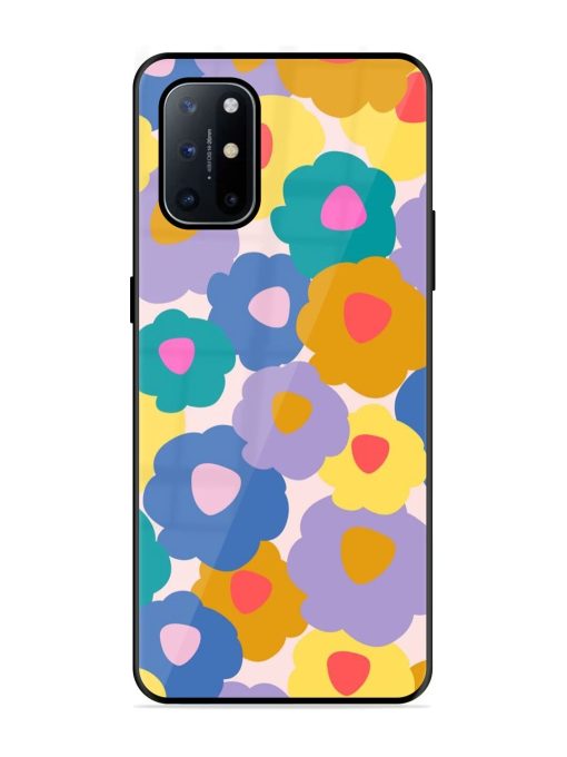 Flower Power Glossy Soft Edge Case for Oneplus 8T (5G) Chachhi