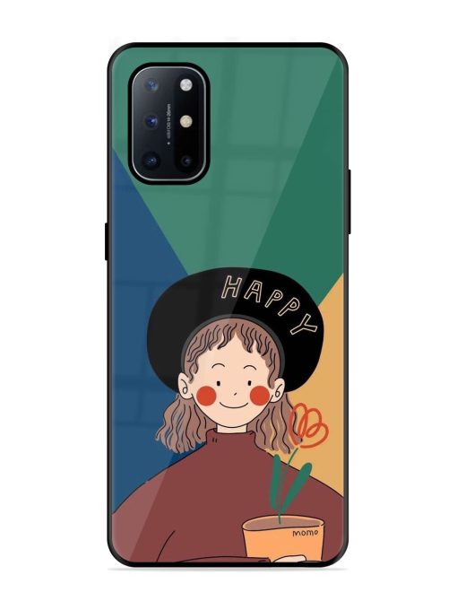 Happy Momo Glossy Soft Edge Case for Oneplus 8T (5G) Chachhi