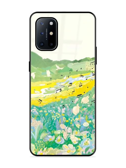 Melody In Bloom Glossy Soft Edge Case for Oneplus 8T (5G) Chachhi