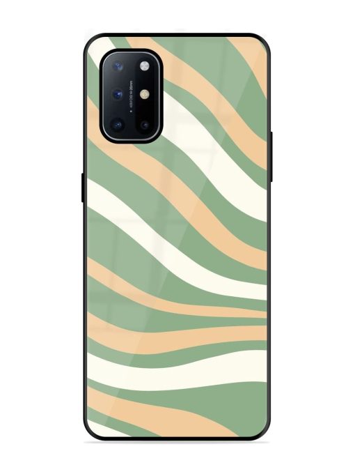 Wavy Pastel Paradise Glossy Soft Edge Case for Oneplus 8T (5G) Chachhi