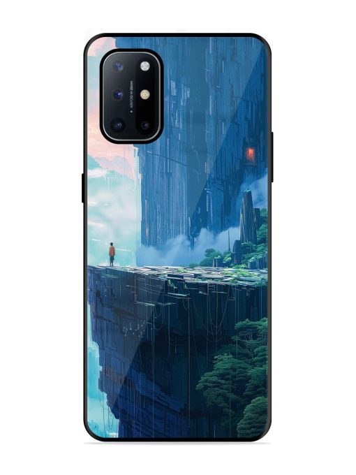 Solitude In The Sky Glossy Soft Edge Case for Oneplus 8T (5G) Chachhi