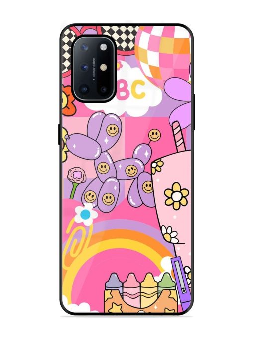 Whimsical Y2K Chaos Glossy Soft Edge Case for Oneplus 8T (5G) Chachhi