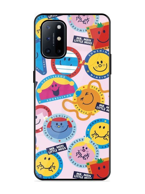 Whimsical Mr. Men & Little Miss Glossy Soft Edge Case for Oneplus 8T (5G) Chachhi