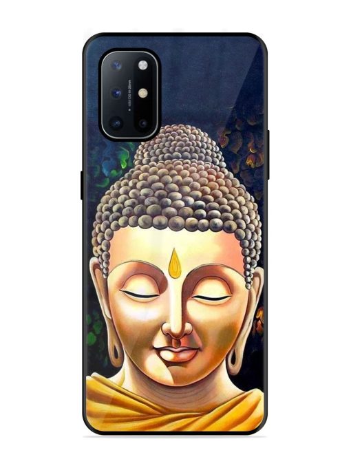 Buddha Face Glossy Soft Edge Case for Oneplus 8T (5G) Chachhi