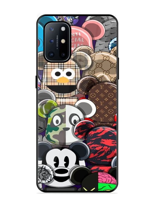 Streetwear Bearbrick Extravaganza Glossy Soft Edge Case for Oneplus 8T (5G) Chachhi