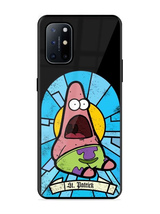 St. Patrick'S Day Stained Glass Patrick Star Glossy Soft Edge Case for Oneplus 8T (5G) Chachhi