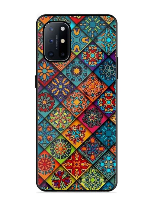 Patchwork Mandala Mosaic Glossy Soft Edge Case for Oneplus 8T (5G)