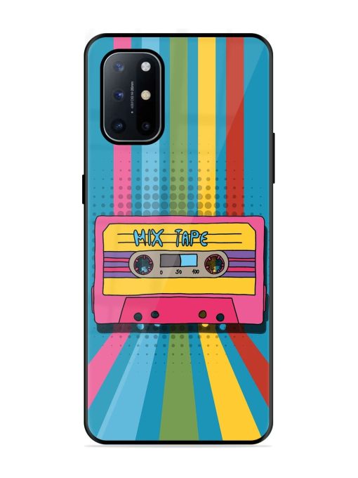 Retro Cassette Tapes Glossy Soft Edge Case for Oneplus 8T (5G) Chachhi