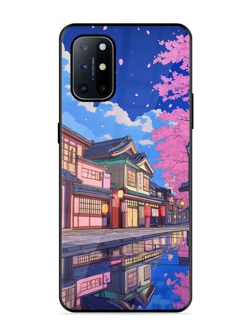 Tranquil Reflections Glossy Soft Edge Case for Oneplus 8T (5G) Chachhi