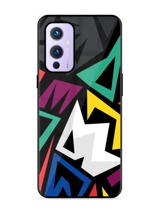 Chaotic Geometry Glossy Soft Edge Case for Oneplus 9 (5G)