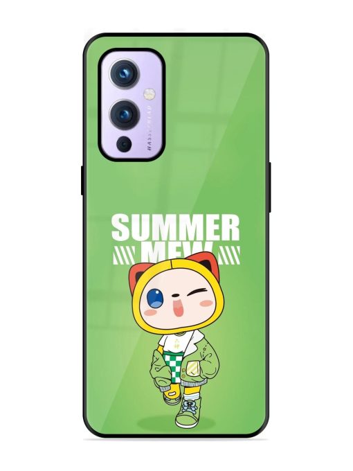 Purrfect Summer Glossy Soft Edge Case for Oneplus 9 (5G)