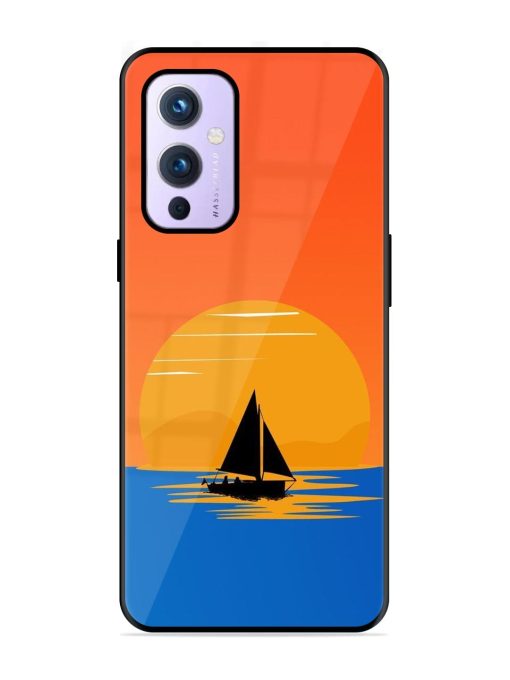 Sunset Sail Glossy Soft Edge Case for Oneplus 9 (5G)