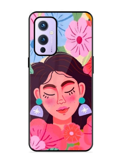 Blooming Serenity Glossy Soft Edge Case for Oneplus 9 (5G)