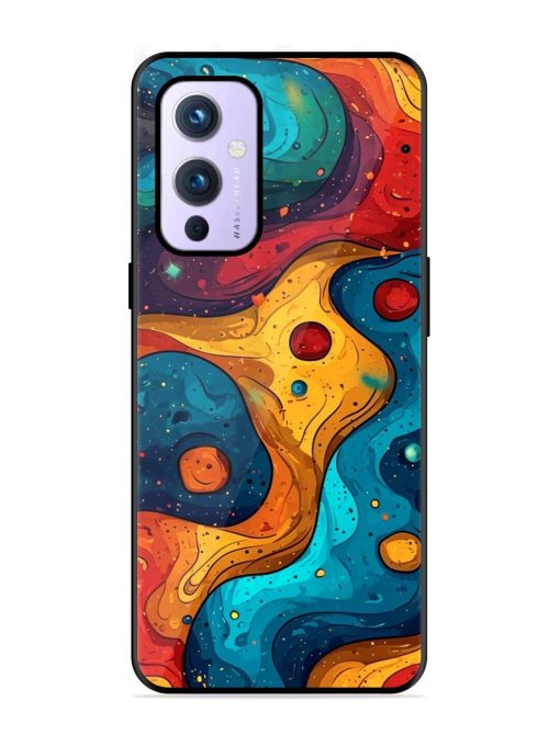 Cosmic Swirl Glossy Soft Edge Case for Oneplus 9 (5G)