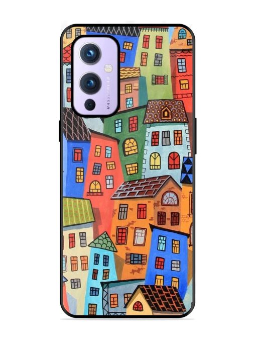 Rainbow House Glossy Soft Edge Case for Oneplus 9 (5G)